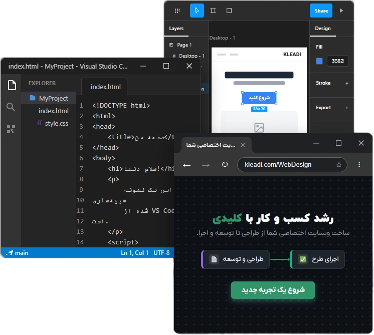 طراحی و توسعه وبسایت